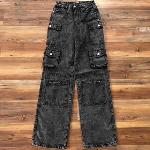 Fashion Nova Dark Denim Jeans Womens Size 24 Inch Waist